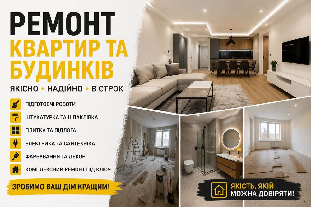 Ремонт квартир та будинків
