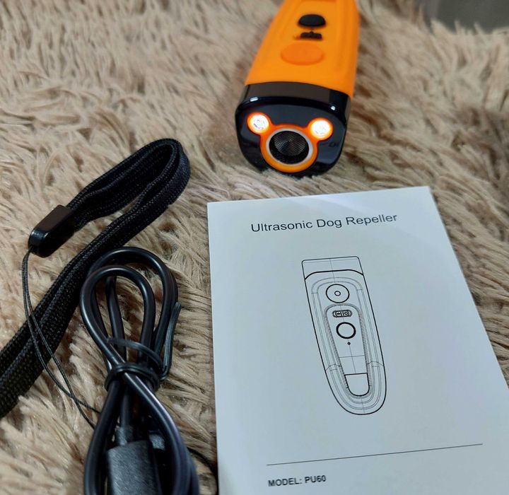 Крутой отпугиватель собак Ultrasonic PU-60 ORANG (відлякувач собак)