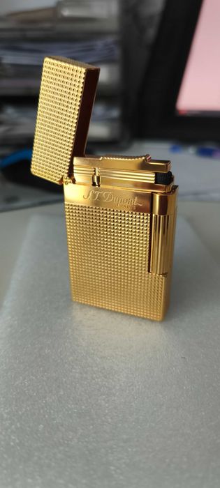 Zapalniczka mosiężna ST Dupont na gaz do cygar