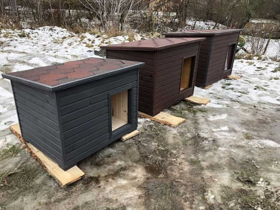 Буда для Кане Корсе Алабая Овчарки утеплені | 75, 85, 95, 107, 123 см