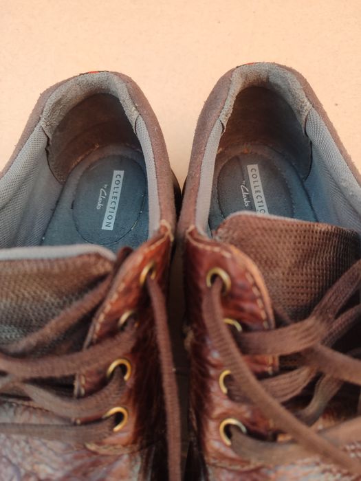 кожаные туфли Clarks 42,5 размер