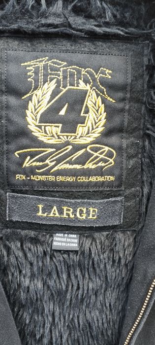 Винтажная толстовка на молнии Monster Energy Fox Racing collab Ricky  Carmichael  Y2K