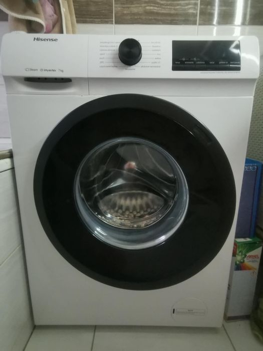 Pralka slim hisense wfqp7012evm 7kg -2,5 letnia