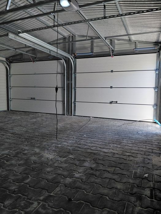 Garaż blaszany blaszak drewnopodobny nowoczesny