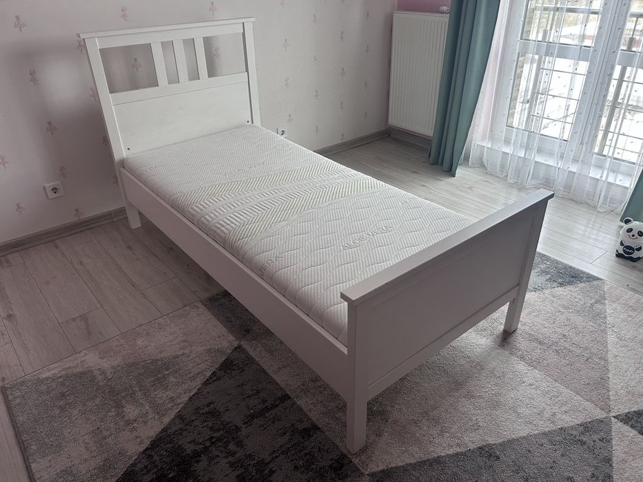 Ліжко Ikea hemnes 90*200 + матрац