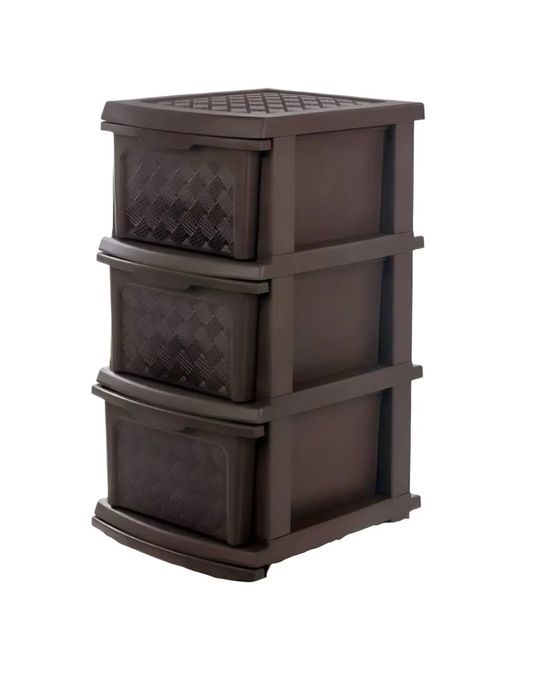 Комод пластиковий на  3 яруси