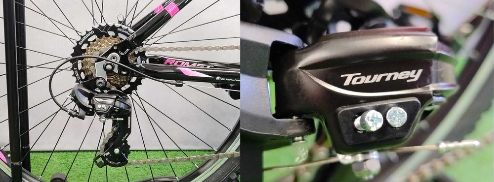 NOWY Damski Rower Górski MTB26" ROMET Jolene 6.0 rama al. 15"150-165cm