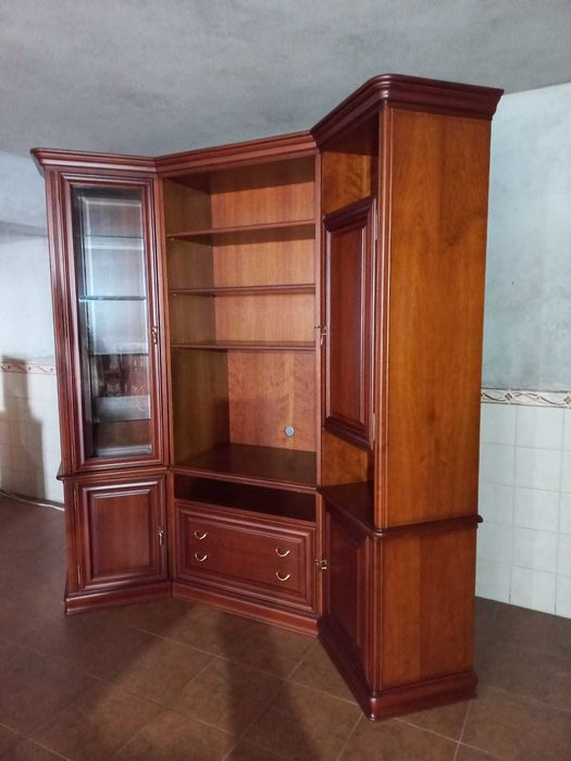 Móvel de canto em cerejeira (sala de estar)