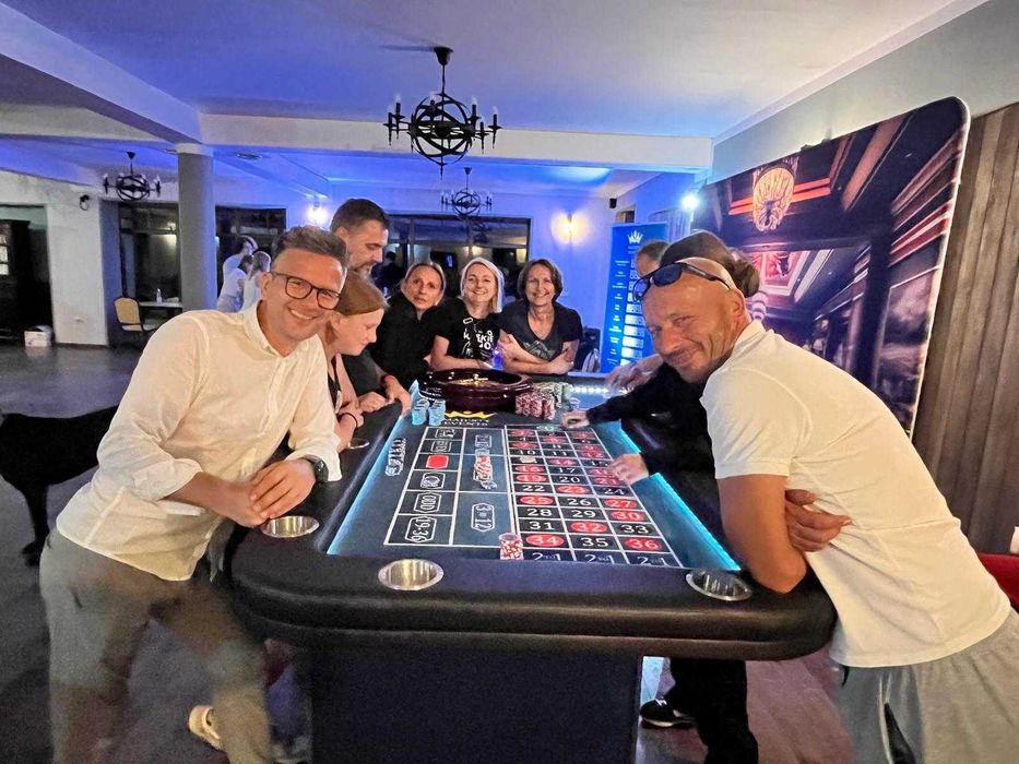 Mobilne Kasyno Katowice – event firmowy, integracja, wesele | Poker Ruletka