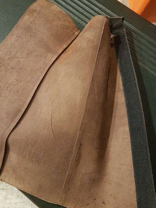 Polainas couro equitação