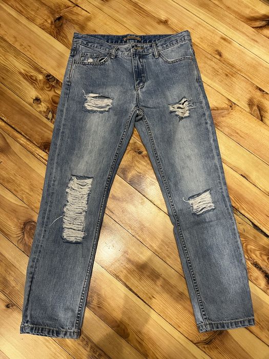 Pull&Bear jeans jasne jeansy loose boyfriend pull & bear bershka S 36