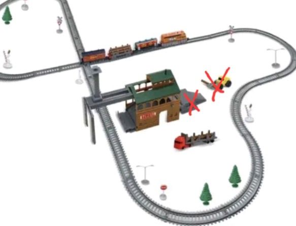 Залізниця Рower train 2 набори за 630 грн