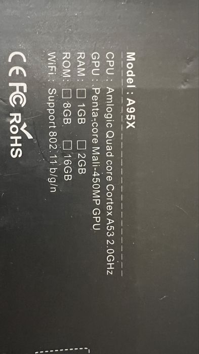 Box TV  completa usada