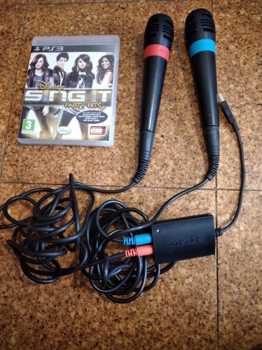 Singstar microfones ps3/ps2+jogo
