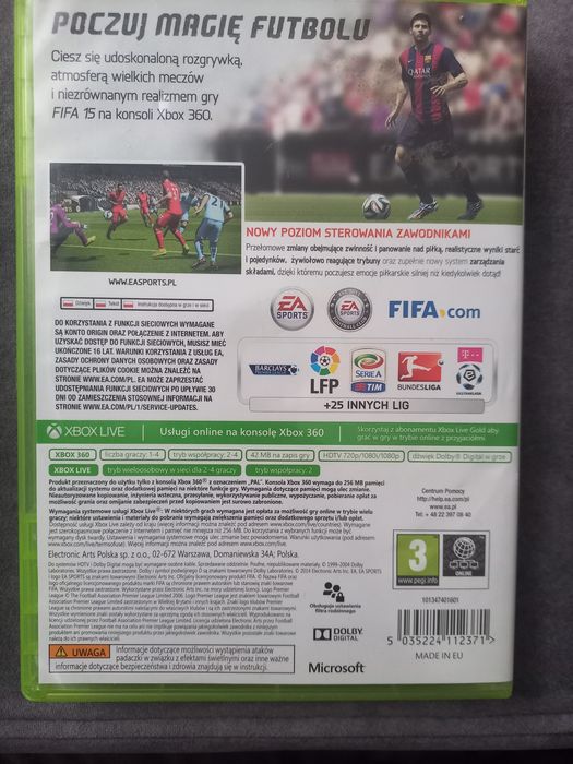 Fifa 15 PL na xbox 360