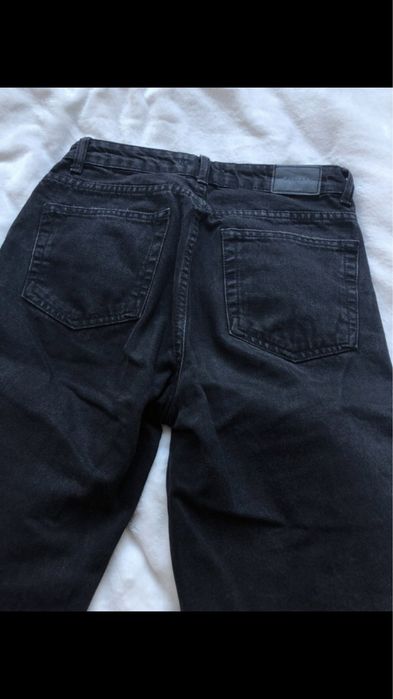 Spodnie dzinsy mom jeans czarny