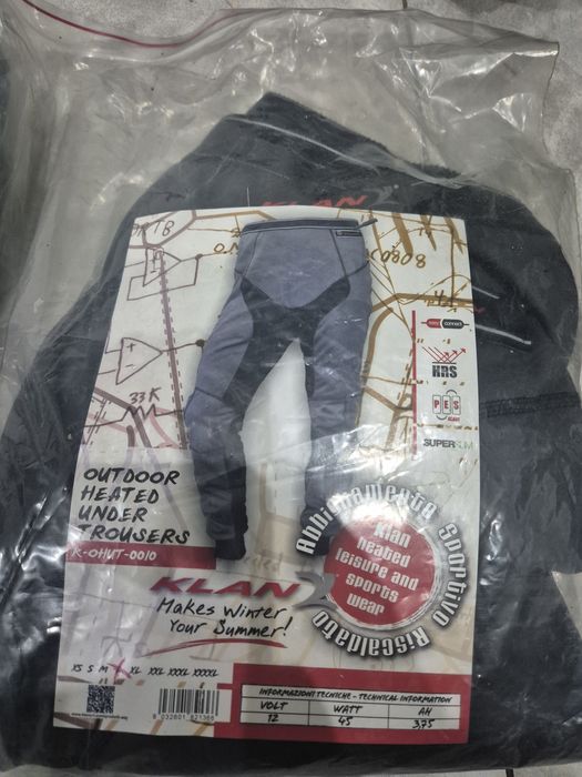 Nowe Podgrzewane spodnie termiczne Klan Outdoor Heated Under Trousers