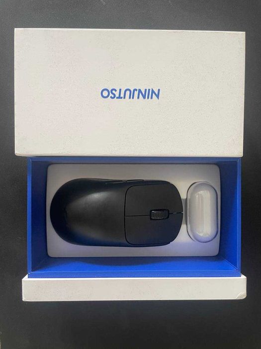 Ультралегка ігрова Мишка Ninjutso Ten Air Black/ 8000 hz/ 45 грамів
