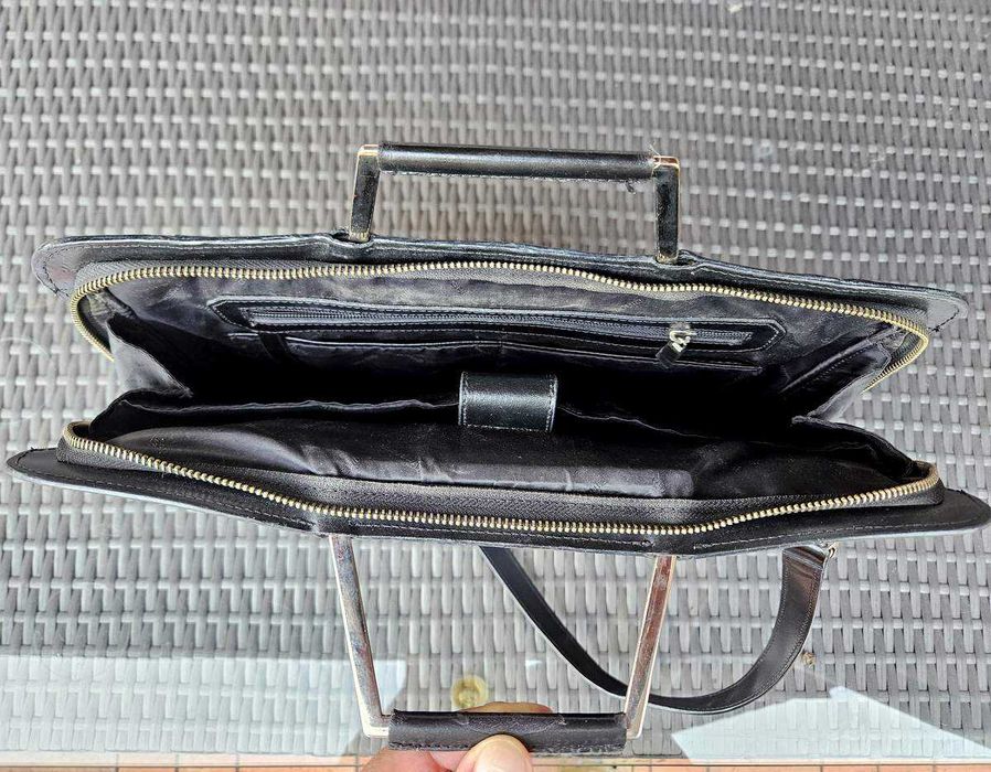 Gino Rossi Teczka torba aktówka skórzana stan BDB !!!