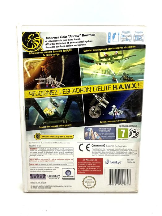 Tom Clancy's H.A.W.X. 2 Nintendo Wii Po Angielsku