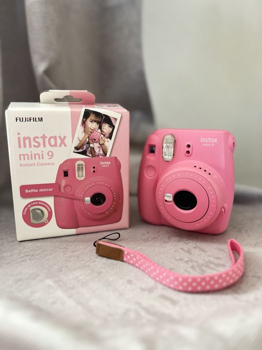 Instax Mini 9 — з чохлом та картриджем