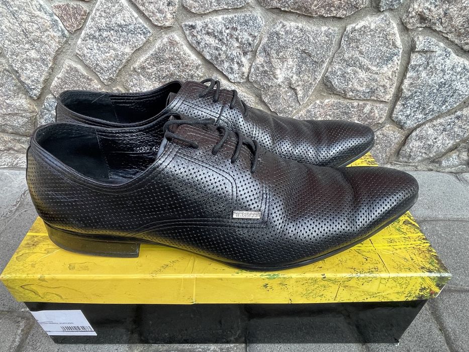 Летние мужские кожаные туфли Antonio Biaggi 45 р