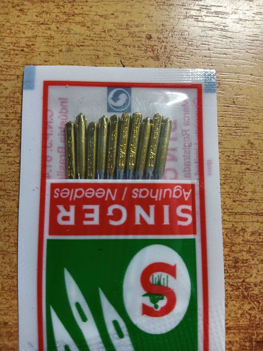 Agulhas maquina costura Singer