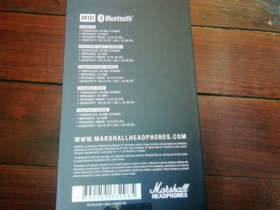 Marshall MID Bluetooth
