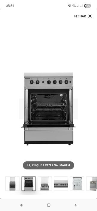 Fogão MEIRELES M 601 X BP (51 L - Grill Elétrico e Gás Butano-Propano