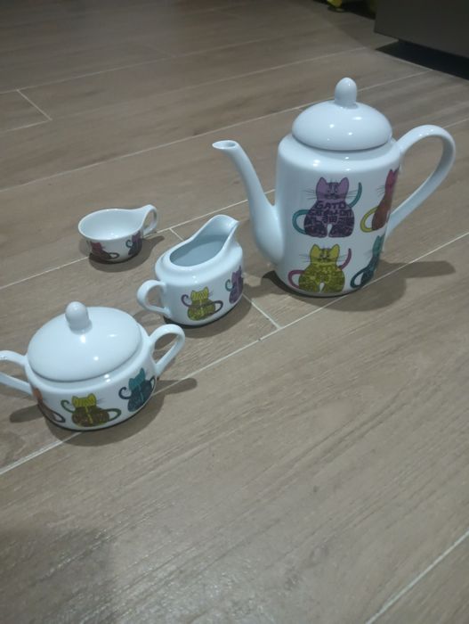 Conjunto porcelana Loja Gato preto