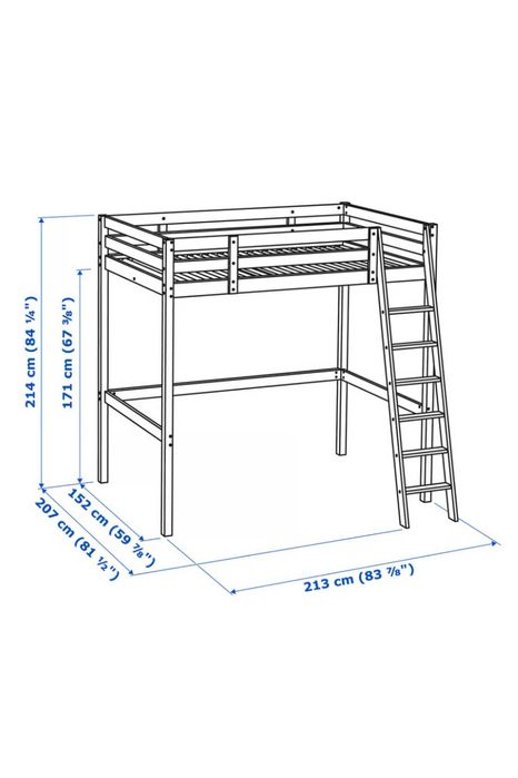 Estrutura de cama alta Stora IKEA