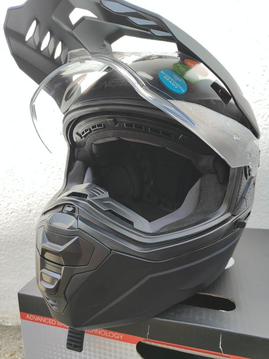 Capacete O'Neal D-SRS helmet solid v.24 black | NOVO