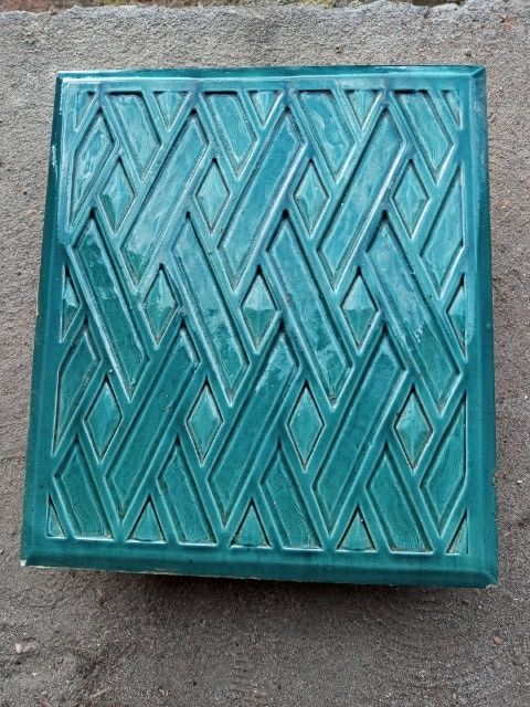 Kachle ozdobne zielone