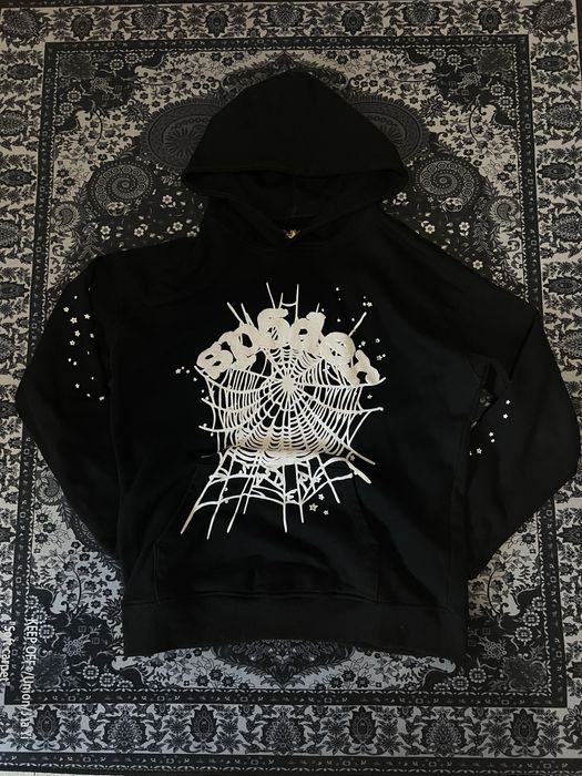 トップス sp5der hoodie black s Худи Sp5der OG Web Hoodie Black