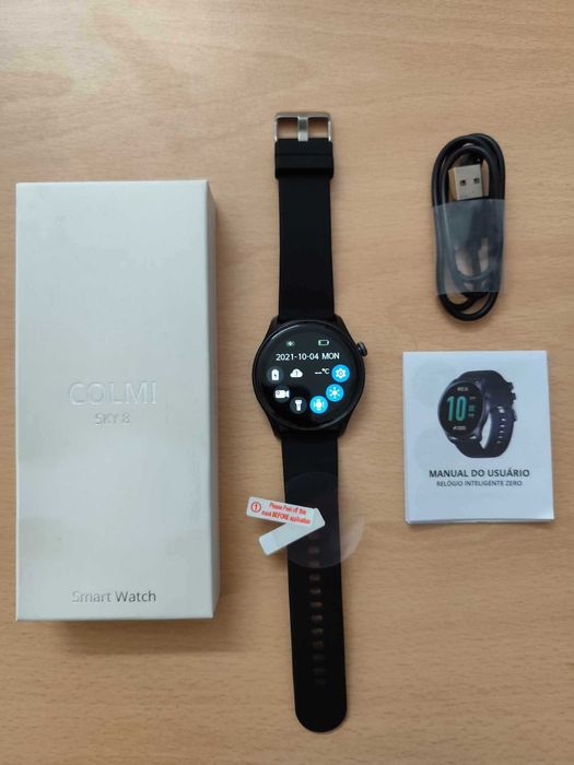 Smartwatch Colmi SKY 8 Preto - Relógio inteligente