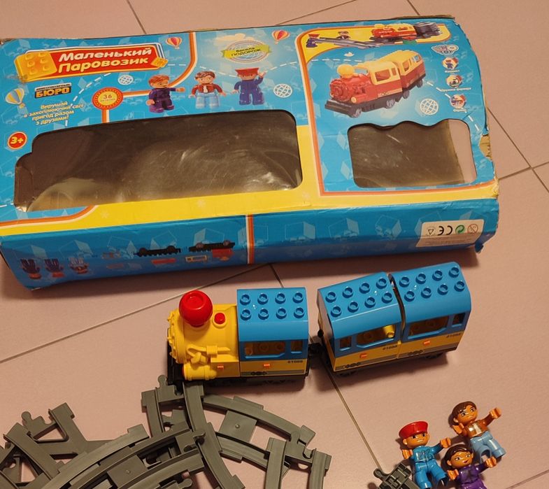 Залізнична дорога конструктор під Лєго Дупло
