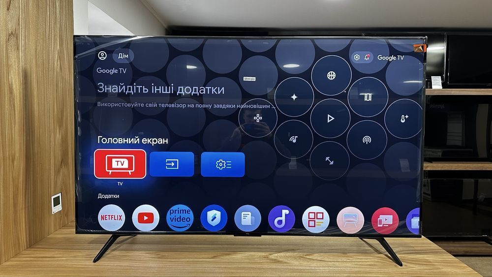 Телевізор 65ʼʼ TCL 65Q6C  QD-Mini Led 4k 144gHz Google TV
