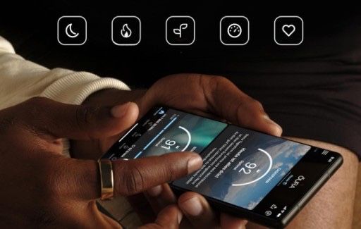 Oura Ring Gen3 Horizon Inteligentny pierścień srebro r.8 nowy okazja!