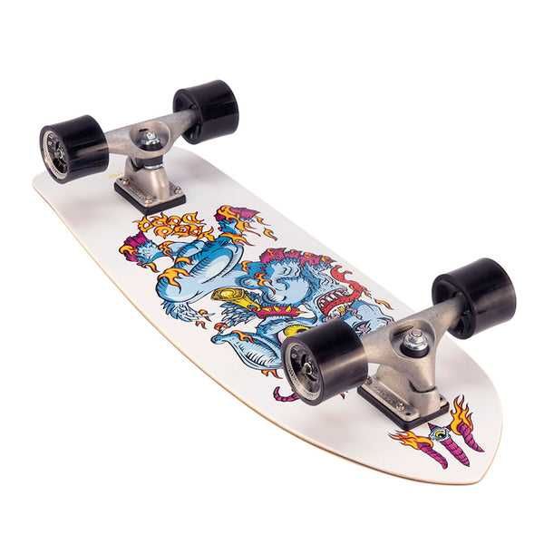 Surf Skate Carver 30.75" Yago Fire Goat CX - NOVO