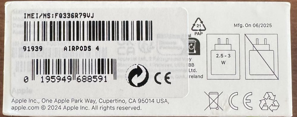 Apple AirPods 4 – Sealed – New – Warranty – Genuine64584416920194121