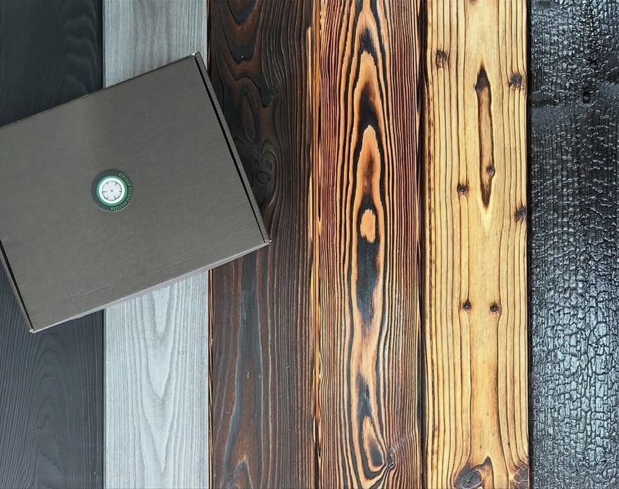 Deska Elewacyjna Opalana Shou Sugi Ban Montaż