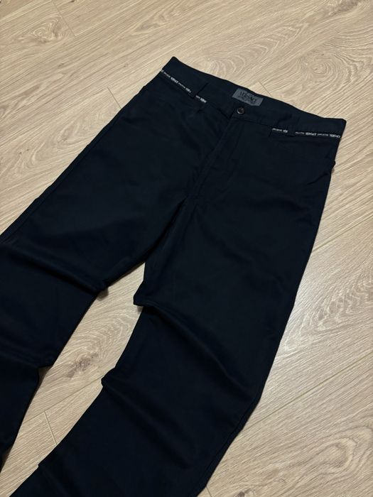 Штани Versace Jeans Couture made in italy вінтажні темно-сині size M-L