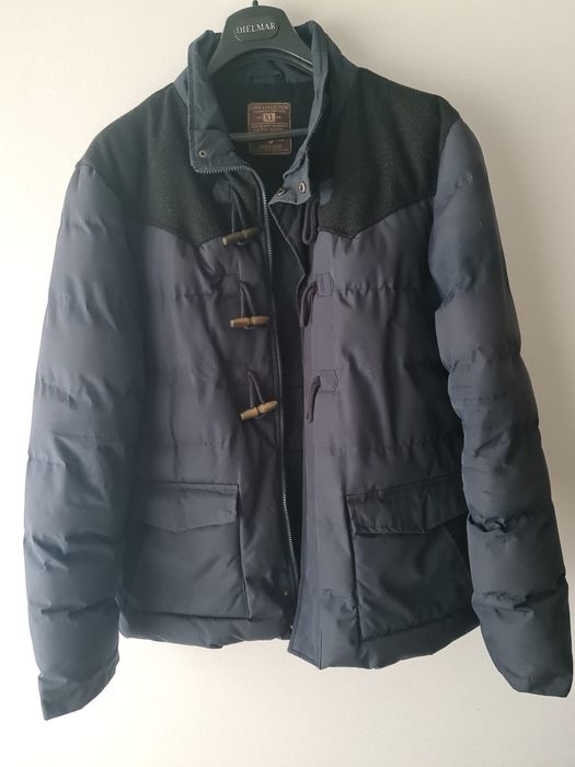 Casaco homem, azul e cinza