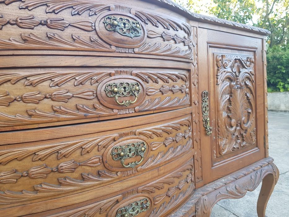 Louceiro de madeira maciça