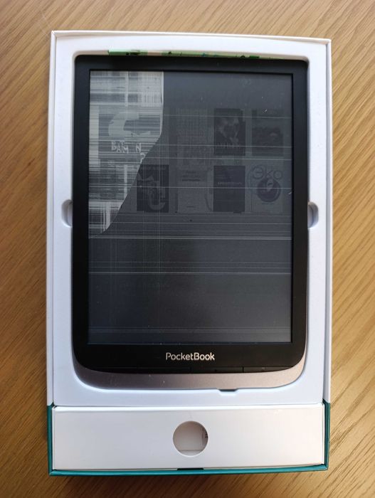PocketBook InkPad 3 Pro + PocketBook 740 Pro — czytniki e-booków, uszkodzone ekrany
