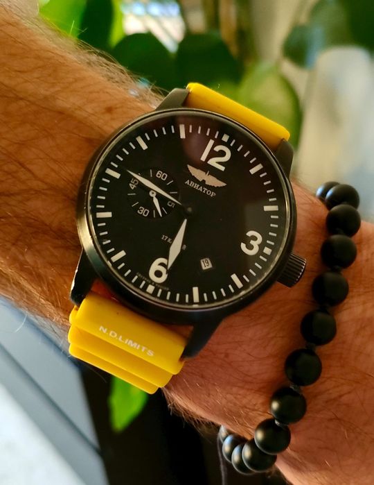 Unikatowy AVIATOR (АВИАТОР) - Edycja Limitowana 177/999! Zegarek męski