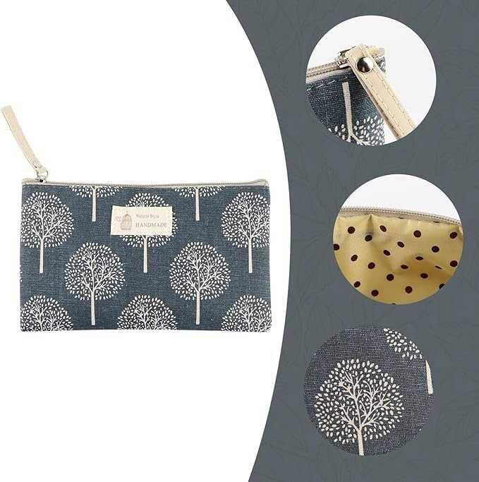 Kosmetyczka z płótna żaglowego, wielofunkcyjna podróżna kosmetyczka