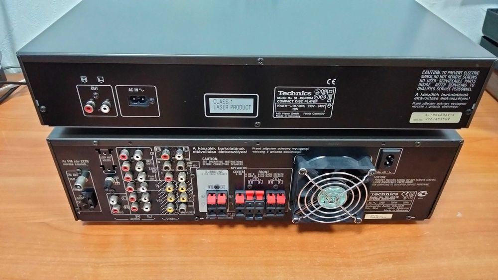 Музыкальный центр Technics SA-AX540 и Technics SL-PG480A