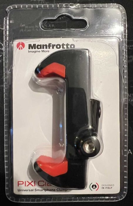 Suporte telemóvel para tripé Manfrotto