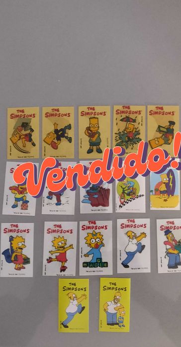 Os Simpsons ( Coleção, Cromos, Matutano, Bollycao, Chupa-Chups)
